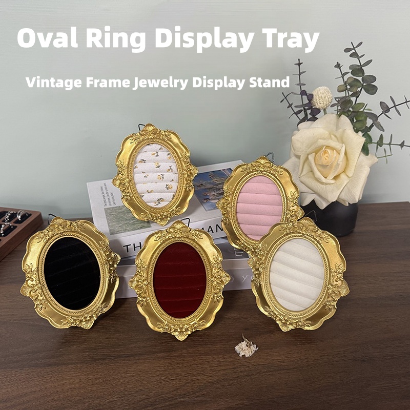 Resin Art For Photo Frame - Vintage Frame Jewelry Display Tray Velvet