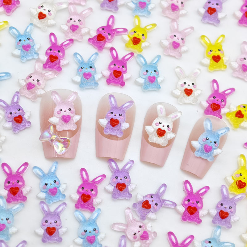 Resin Art Love - New cute Angel Love cartoon rabbit