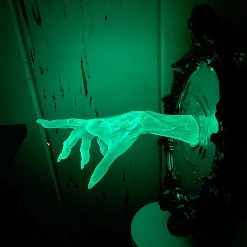 Resin Art For Photo Frame - Gothic Devil Hand Wall Decor, Luminous