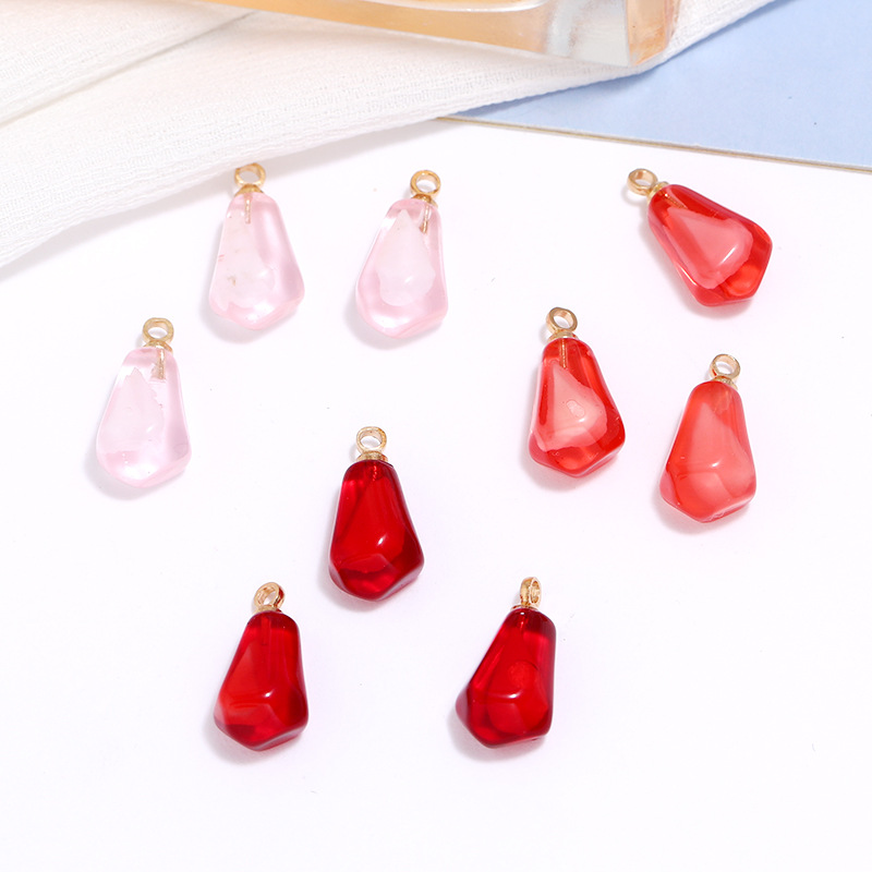 10pcs Pomegranate Seed Resin P - Resin Art Love ulasan dan harga