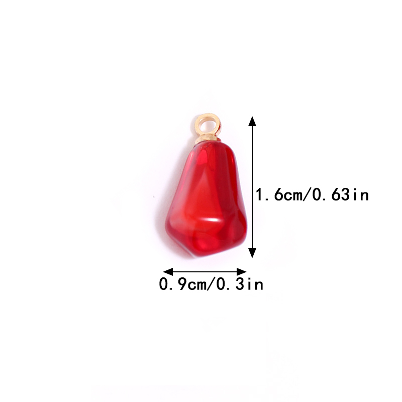10pcs Pomegranate Seed Resin P - Resin Art Love ulasan dan harga