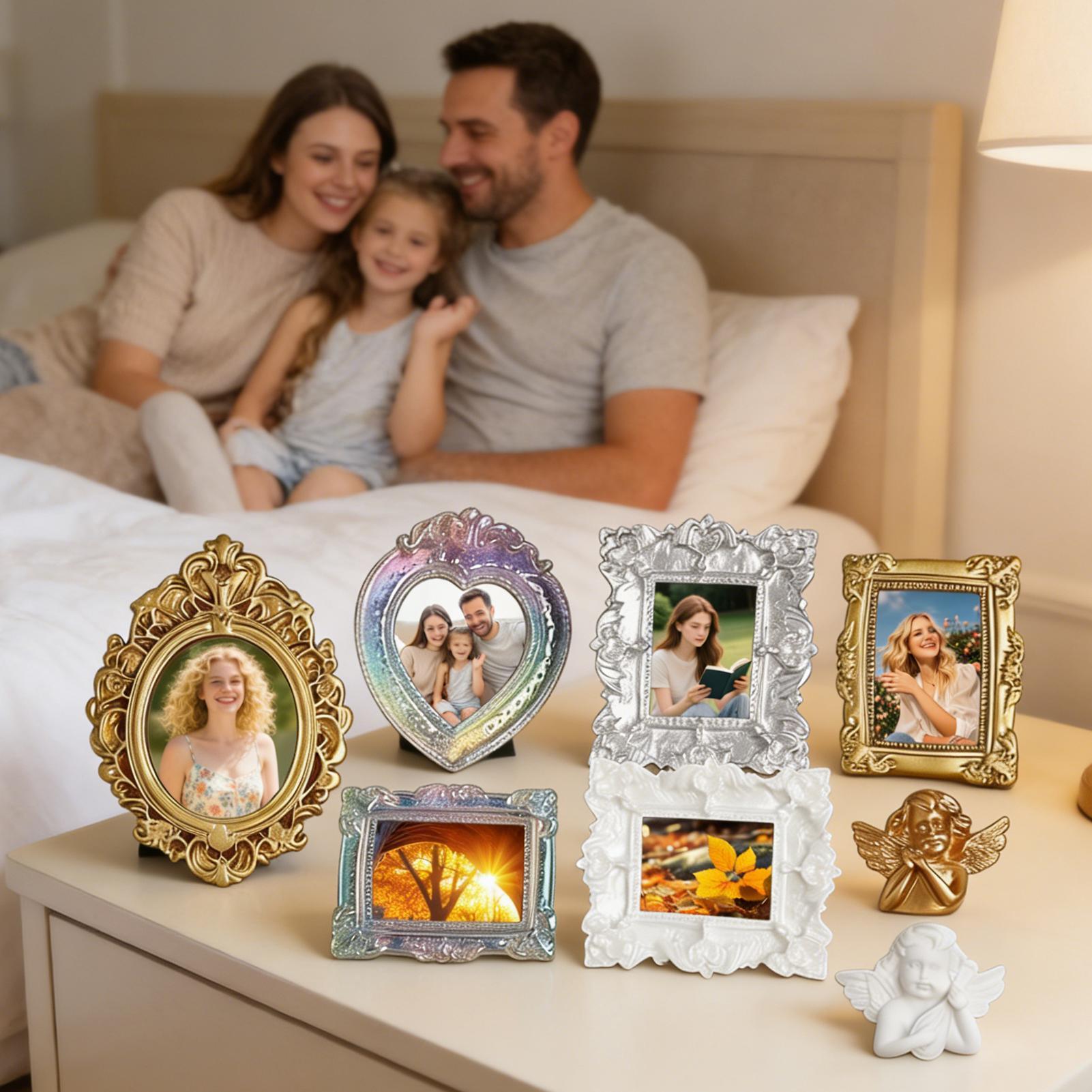9 Pcs Miniature Picture Frame  - Resin Art For Photo Frame ulasan dan harga