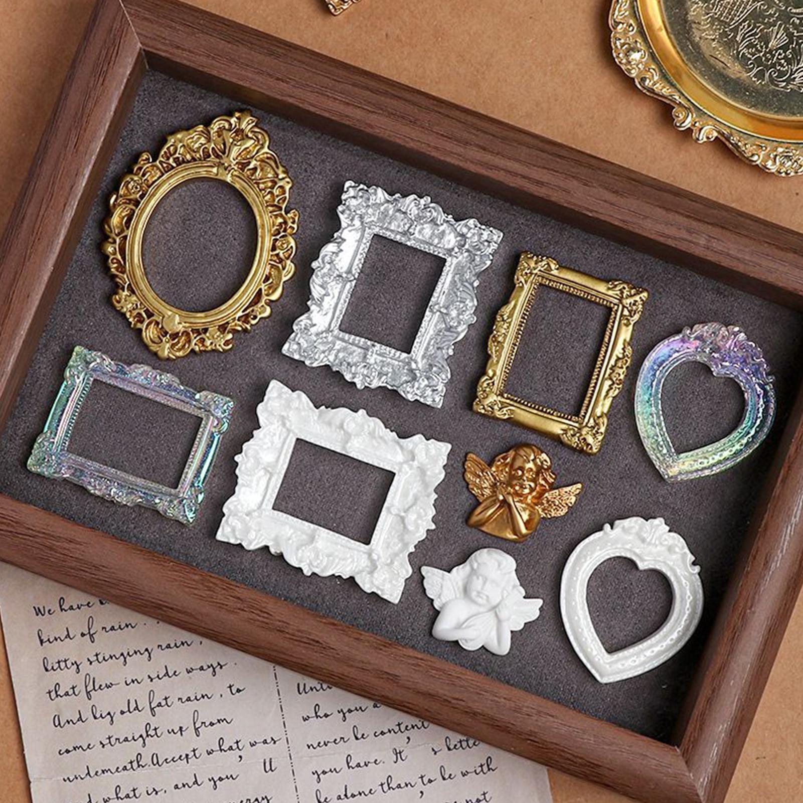 9 Pcs Miniature Picture Frame  - Resin Art For Photo Frame ulasan dan harga