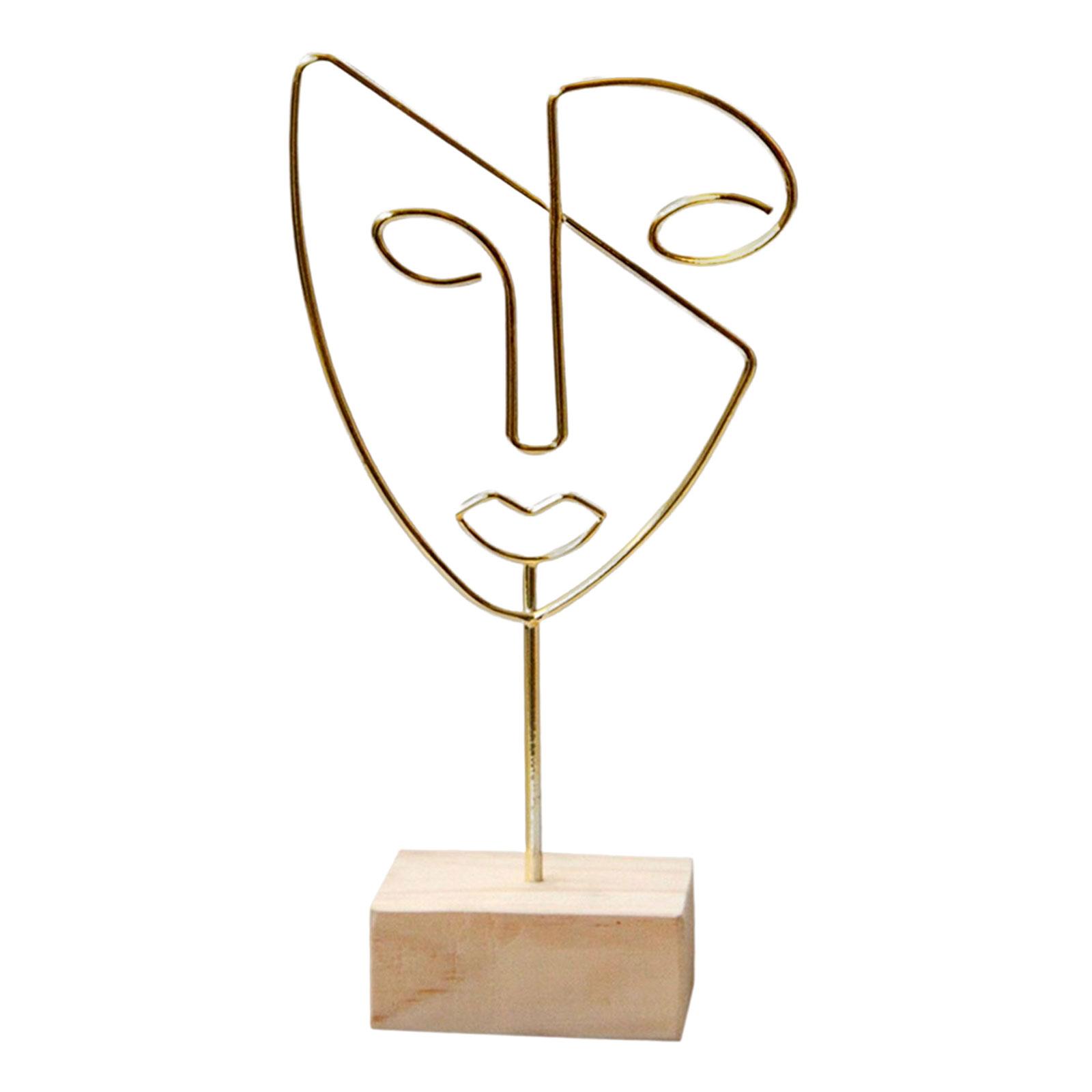 Decorative Figure Face Abstrac - Resin Art Studio ulasan dan harga