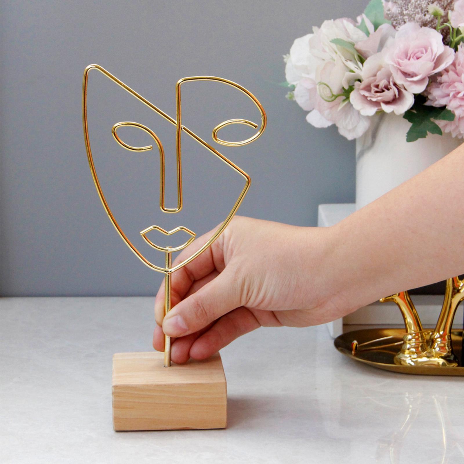 Decorative Figure Face Abstrac - Resin Art Studio ulasan dan harga