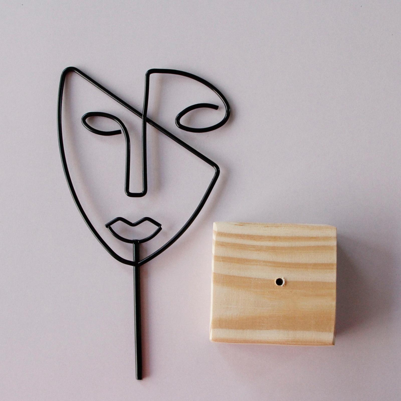 Decorative Figure Face Abstrac - Resin Art Studio ulasan dan harga