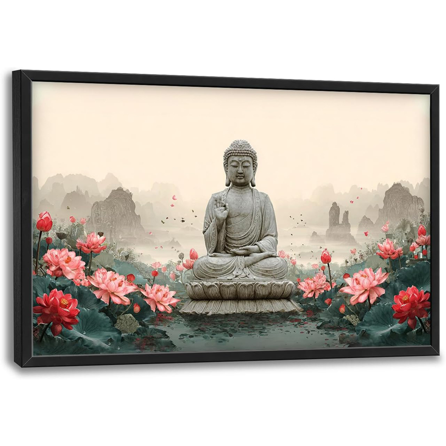 Large Buddha statue 5D mosaic  - Resin Art Studio ulasan dan harga
