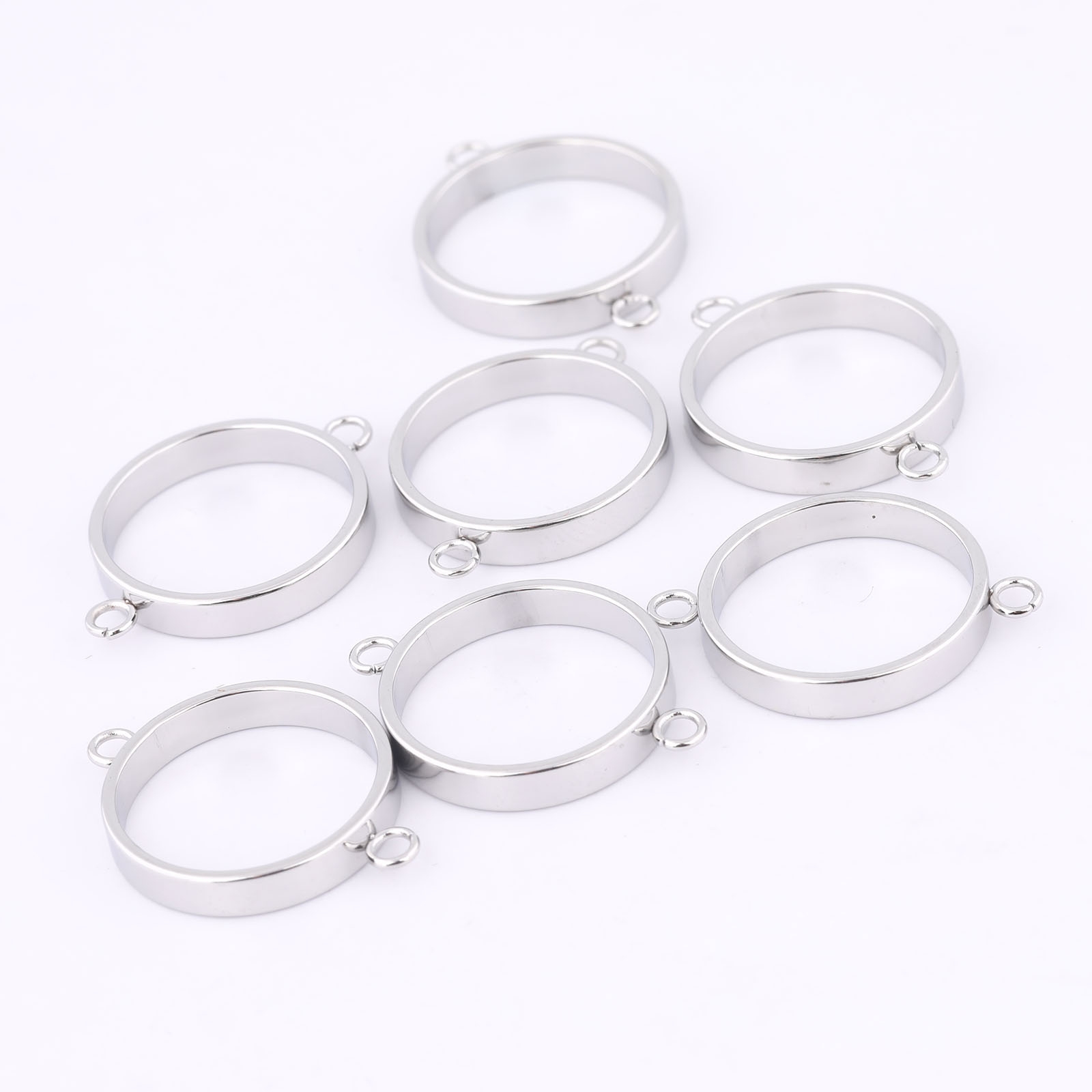 10pcs Stainless Steel 14mm Ope - Resin Art Love ulasan dan harga