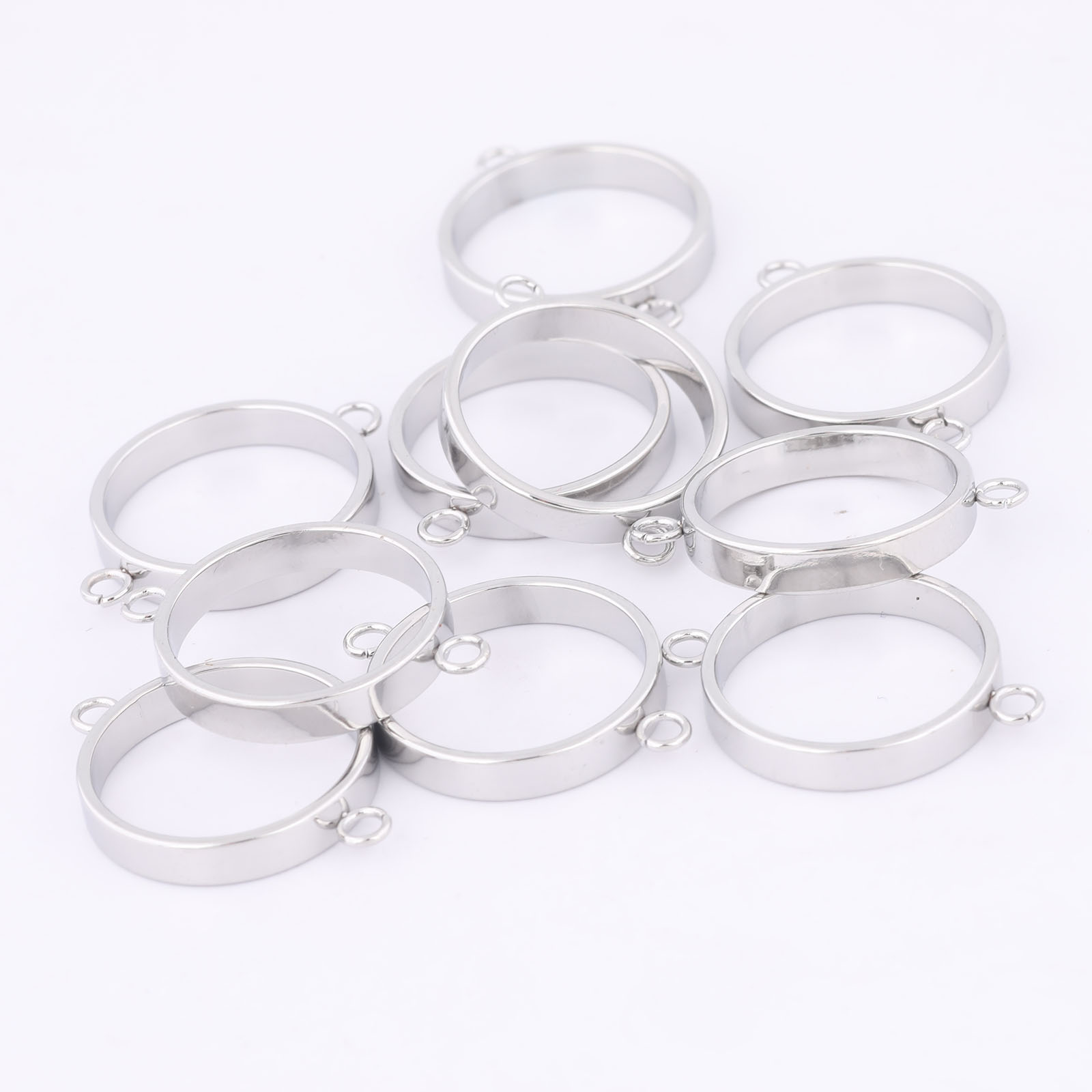 10pcs Stainless Steel 14mm Ope - Resin Art Love ulasan dan harga