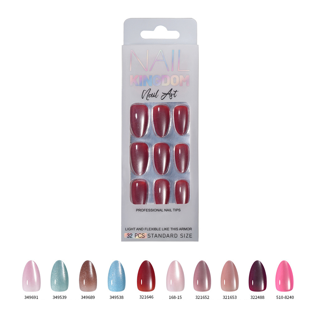 VITAGWX 32pcs Press on Nails A - Resin Art Gel ulasan dan harga