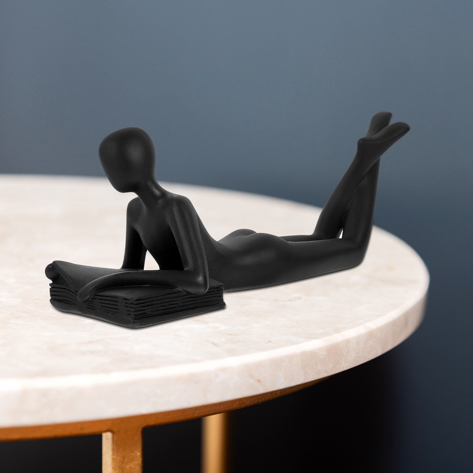 Thinker Resin Statue Abstract  - Resin Art Studio ulasan dan harga