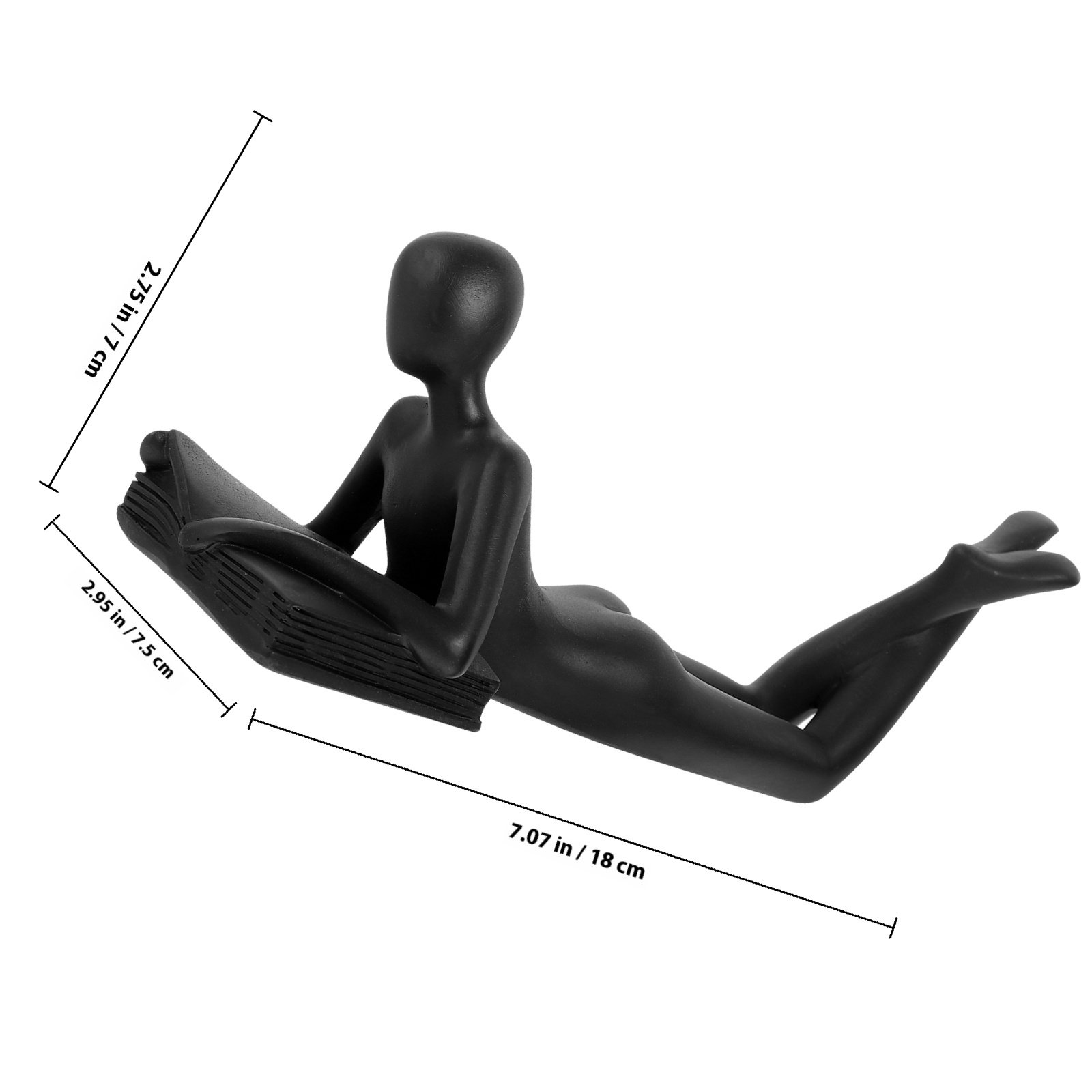 Thinker Resin Statue Abstract  - Resin Art Studio ulasan dan harga