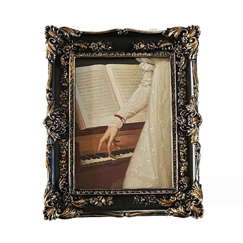Eurpean Style Resin Relief Flo - Resin Art Photo Frame ulasan dan harga