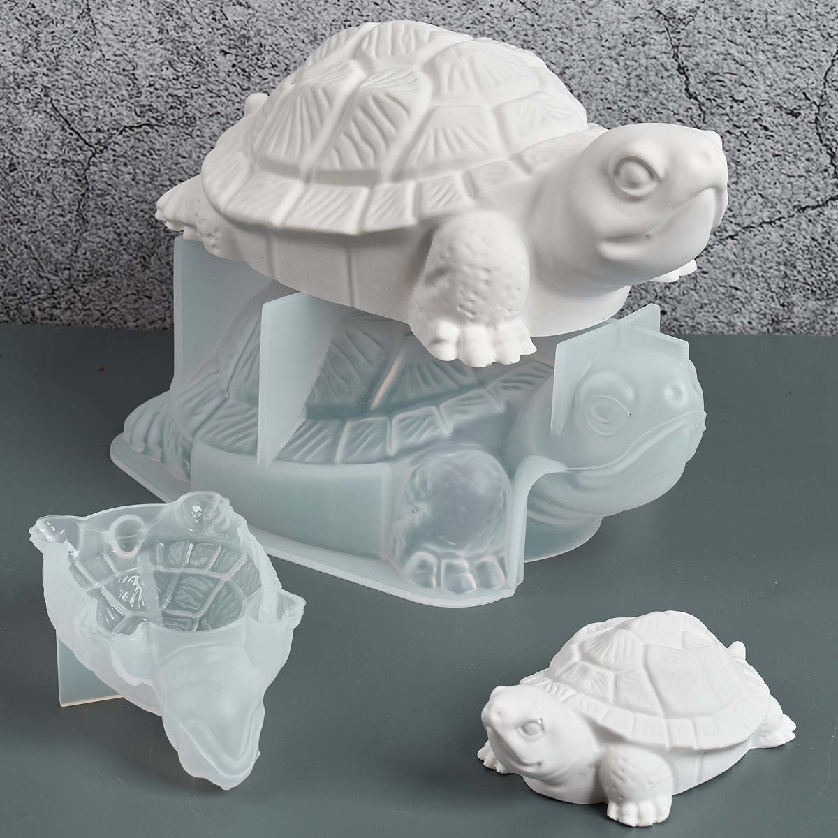 Stereo Turtle Silicone Candle  - Resin Art Kit With Molds ulasan dan harga