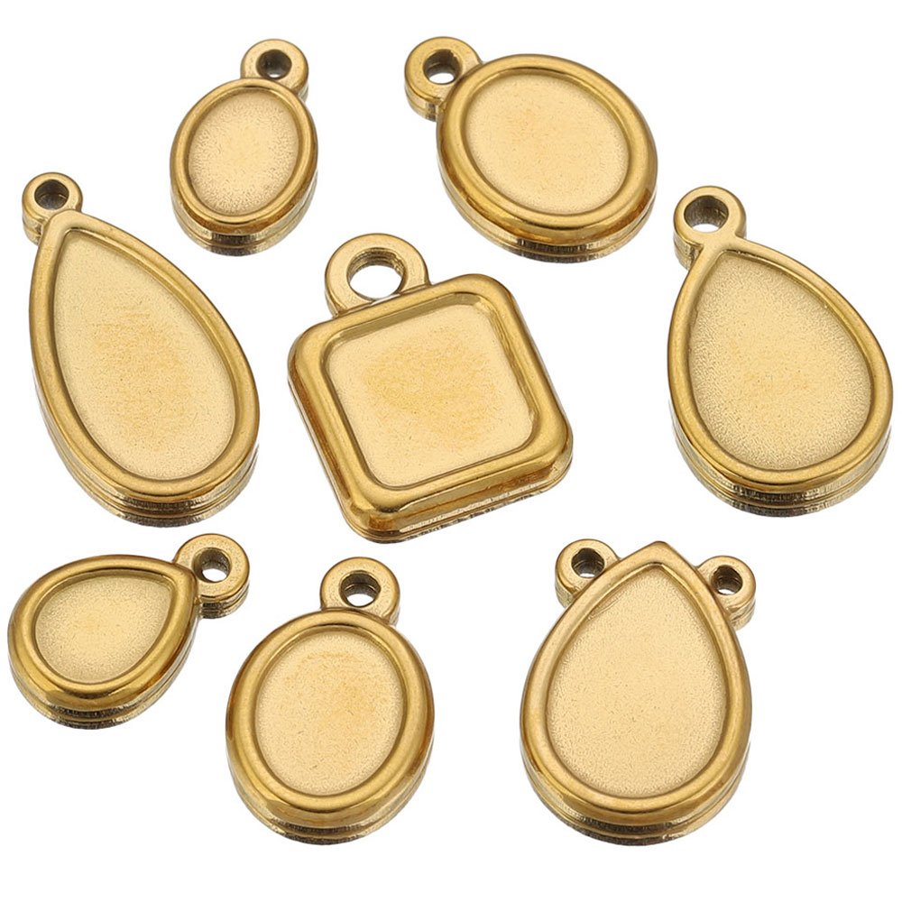 5pcs Stainless Steel Square Dr - Resin Art Love ulasan dan harga