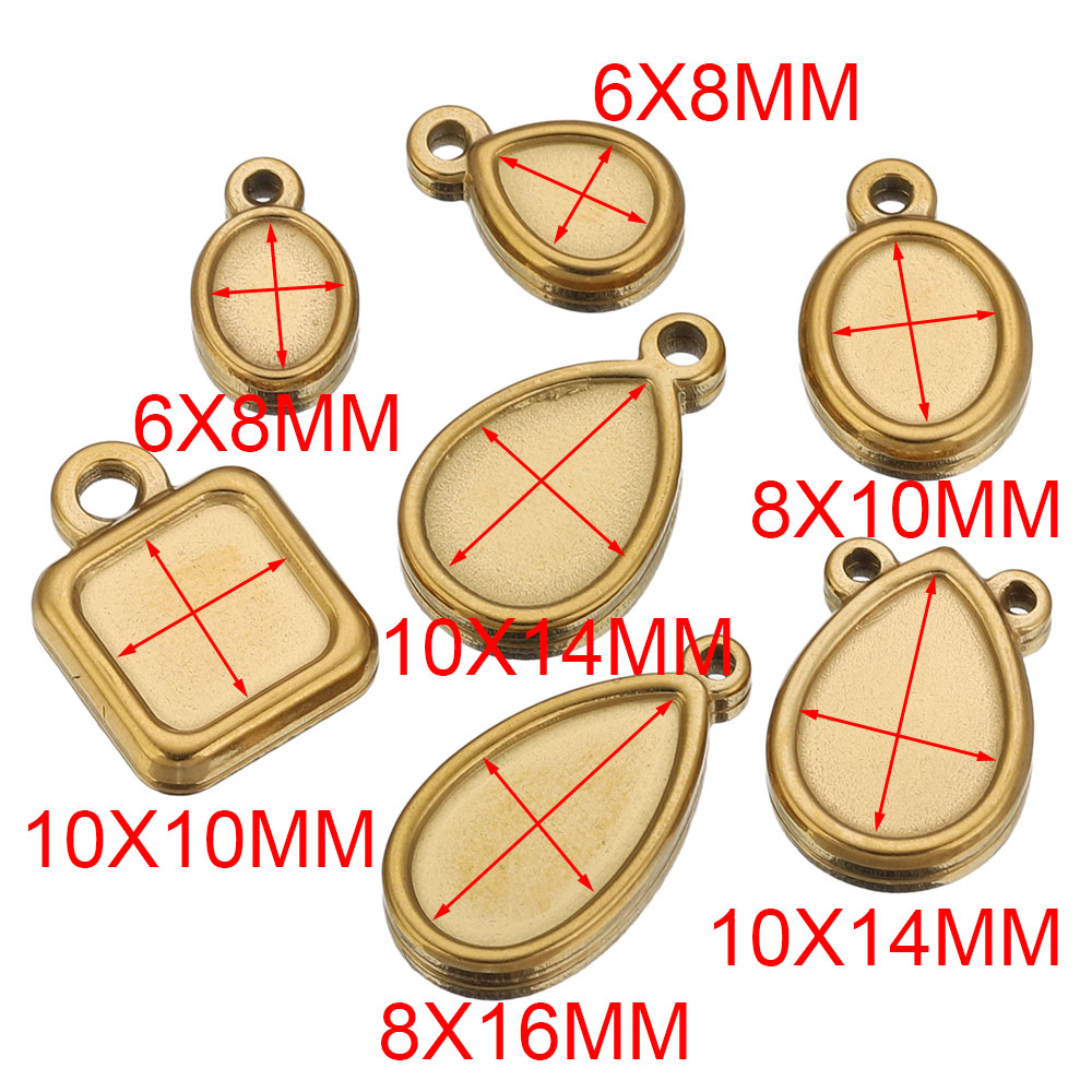 5pcs Stainless Steel Square Dr - Resin Art Love ulasan dan harga
