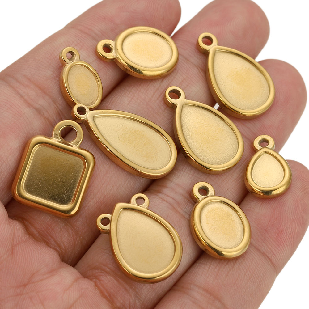 5pcs Stainless Steel Square Dr - Resin Art Love ulasan dan harga
