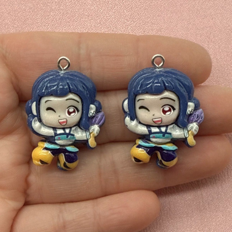 10pcs resin cartoon pendant, D - Resin Art Love ulasan dan harga