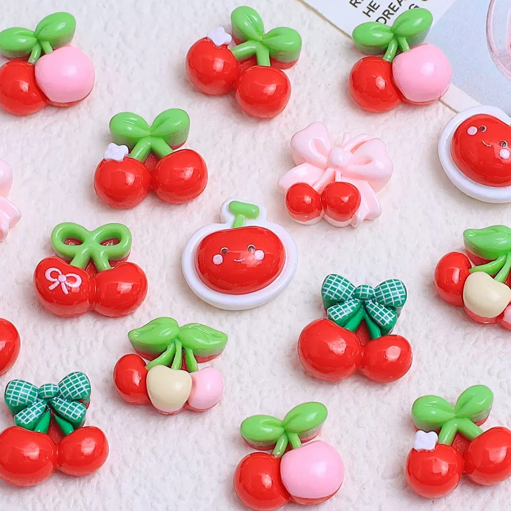 20Pcs Cute Mini cartoon with v - Resin Art Design ulasan dan harga