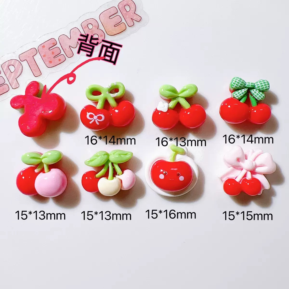 20Pcs Cute Mini cartoon with v - Resin Art Design ulasan dan harga