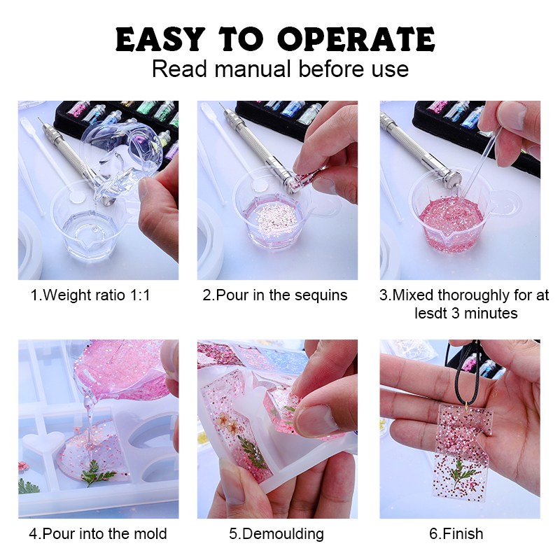 Epoxy Resin Silicone Molds Sta - Resin Art All ulasan dan harga