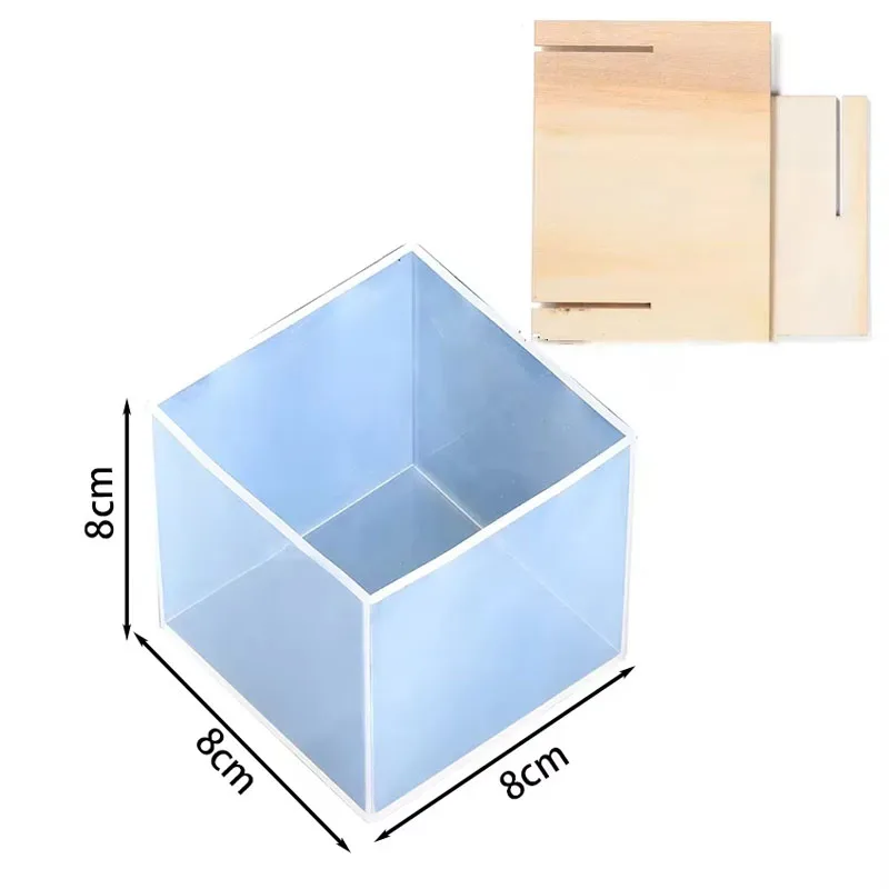 Clear Silicone Cube Molds Larg - Resin Art Cube ulasan dan harga