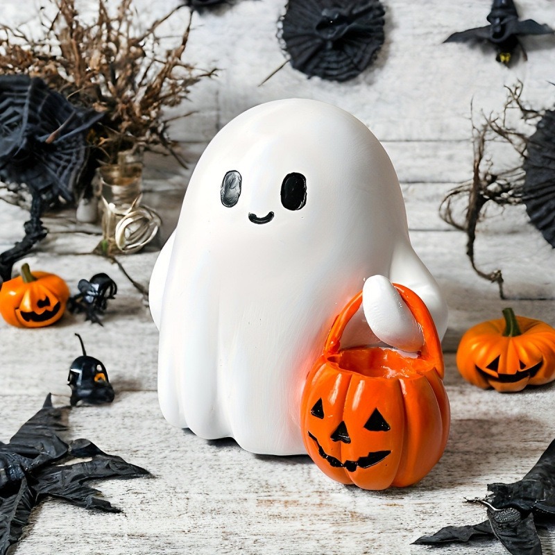 Creative All Saints Day Ghost  - Resin Art All ulasan dan harga
