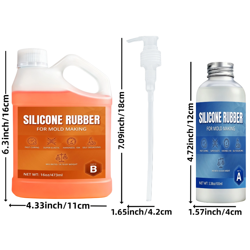 Durable Liquid Rubber Material - Resin Art Kit With Molds ulasan dan harga