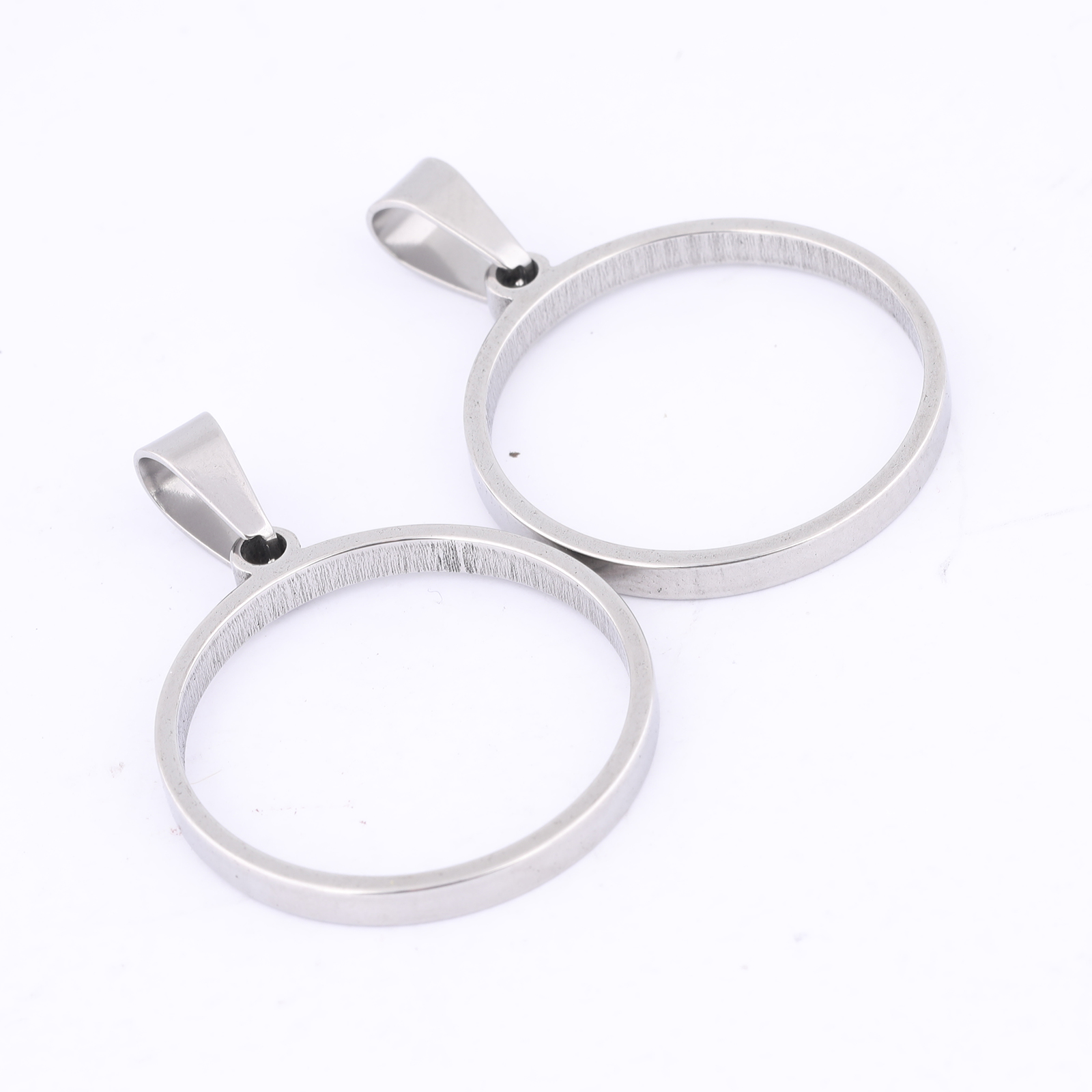 10pcs 25mm Round Open Bezel Ch - Resin Art Love ulasan dan harga