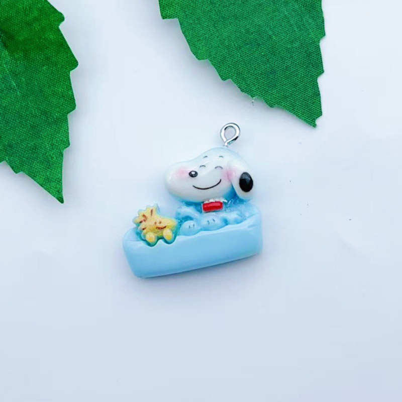 12pcs resin cartoon dog pendan - Resin Art Love ulasan dan harga