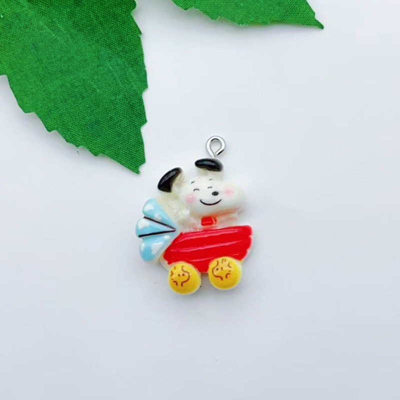 12pcs resin cartoon dog pendan - Resin Art Love ulasan dan harga