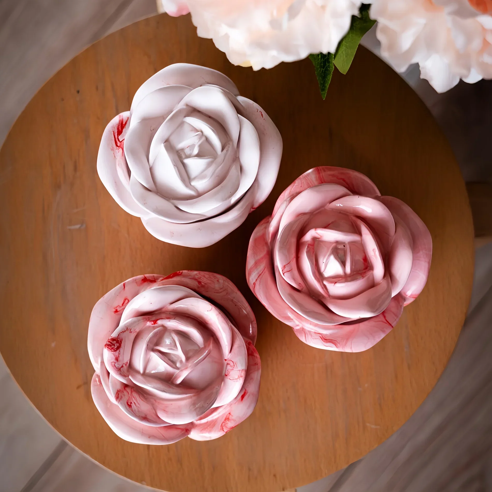 2-Piece Set Rose Shaped Silico - Resin Art Kit With Molds ulasan dan harga