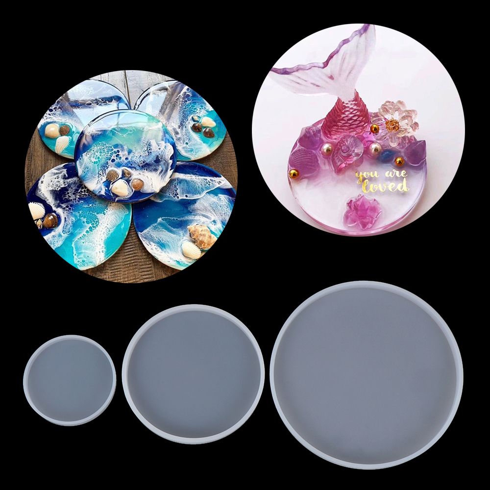 Handmade Pendant Agate Fluid A - Resin Art Coasters ulasan dan harga