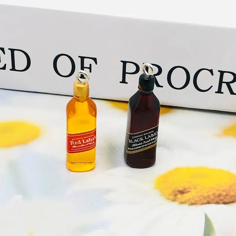 10Pcs Tiny Wine Bar Bottle Res - Resin Art Love ulasan dan harga