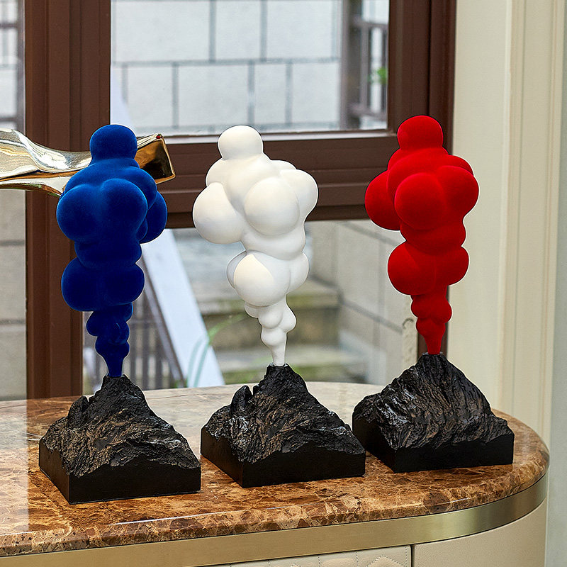 Klein Blue Abstract Volcanic C - Resin Art Studio ulasan dan harga