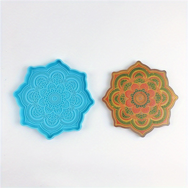 Mandala Coaster Silicone Mold  - Resin Art Tool Kit ulasan dan harga