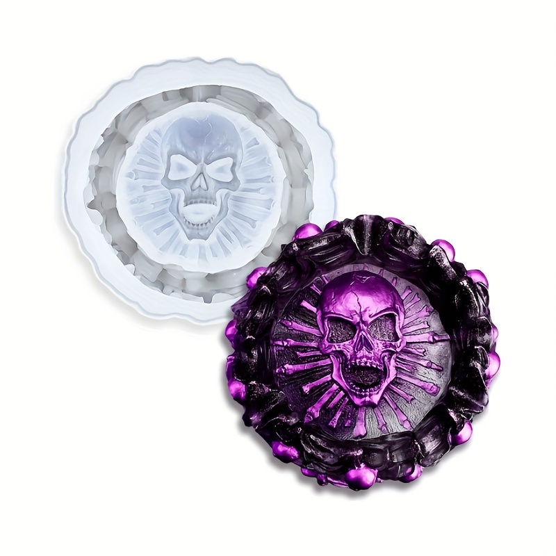 Ashtray mold, skull DIY craft  - Resin Art Kit With Molds ulasan dan harga