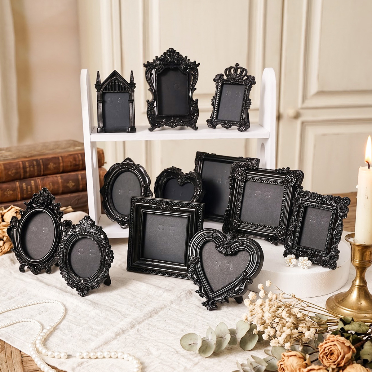 Retro Mini Photo Frames Photog - Resin Art Photo Frame ulasan dan harga