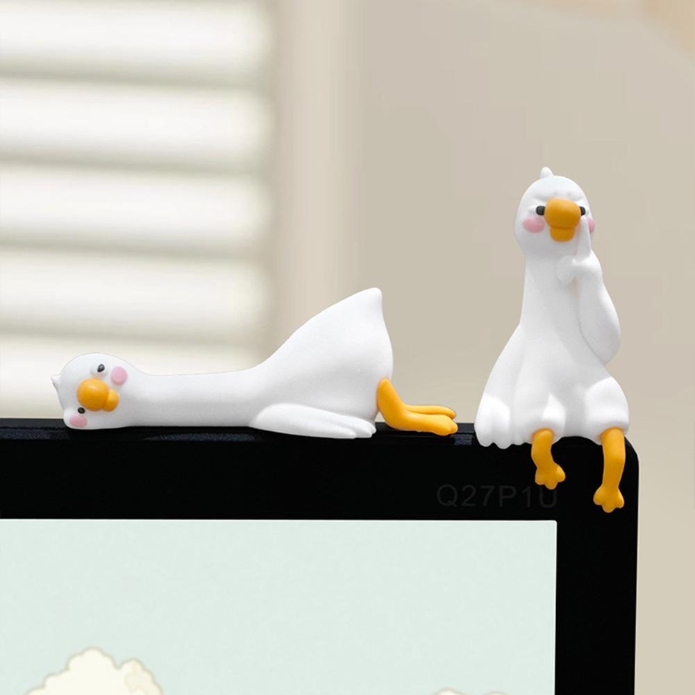 Cute Mini Resin Goose Figurine - Resin Art For Photo Frame ulasan dan harga