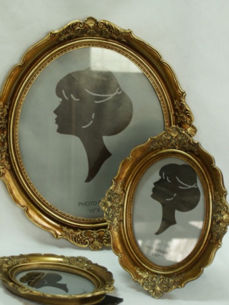 Oval Decoration Photo Frame Li - Resin Art Photo Frame ulasan dan harga