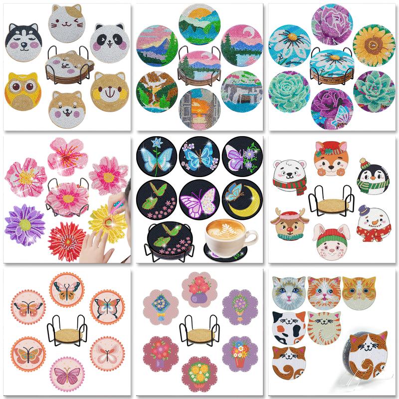 SDOYUNO Diamond Painting Coast - Resin Art Coasters ulasan dan harga