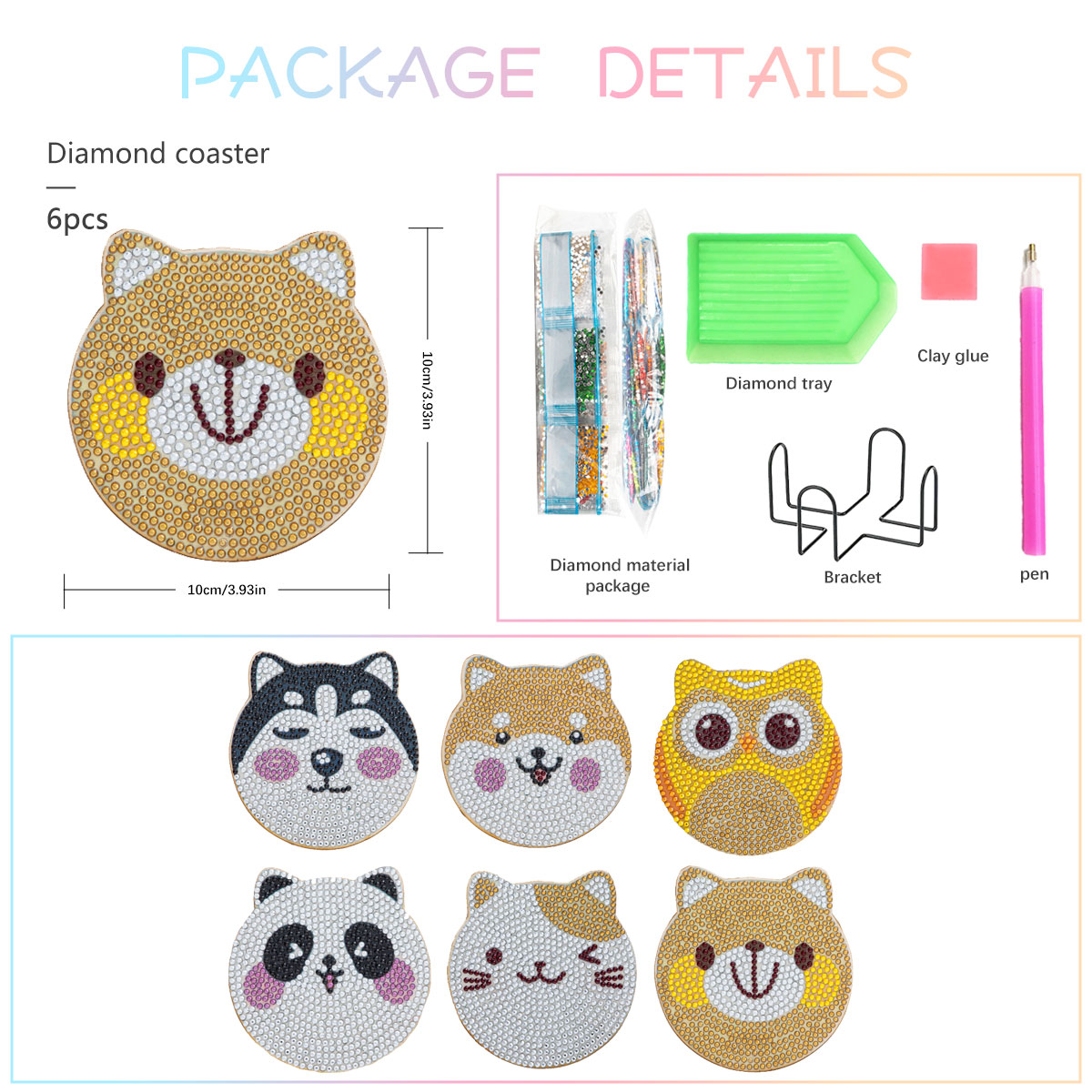 SDOYUNO Diamond Painting Coast - Resin Art Coasters ulasan dan harga