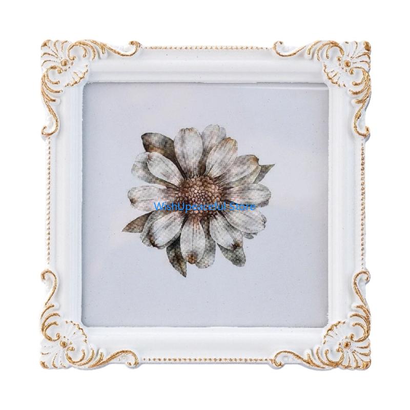 34YA Retro Picture Frame,Decor - Resin Art Photo Frame ulasan dan harga