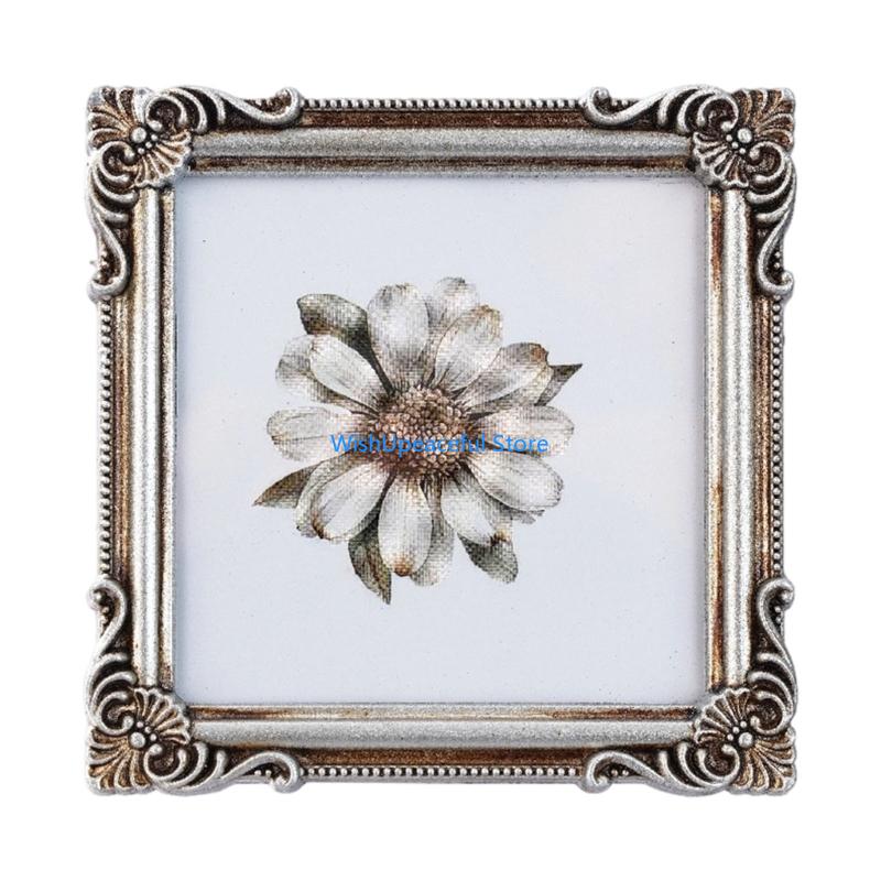 34YA Retro Picture Frame,Decor - Resin Art Photo Frame ulasan dan harga