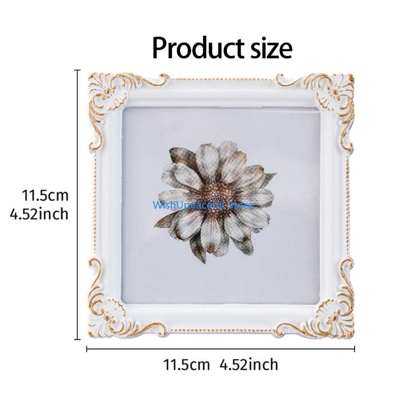 34YA Retro Picture Frame,Decor - Resin Art Photo Frame ulasan dan harga